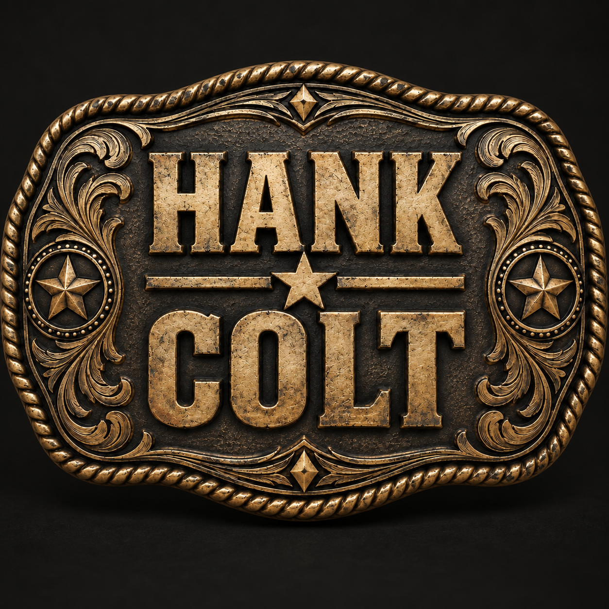 Hank Colt belt buckle