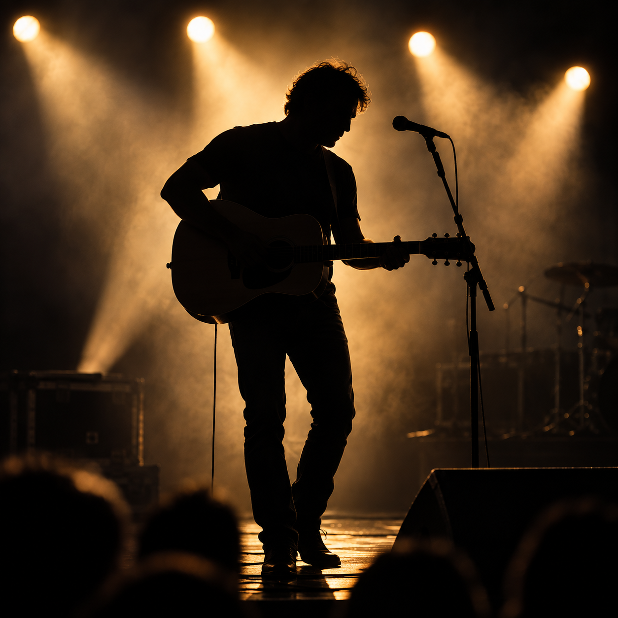Backlit Hank Colt silhouette